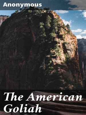 cover image of The American Goliah